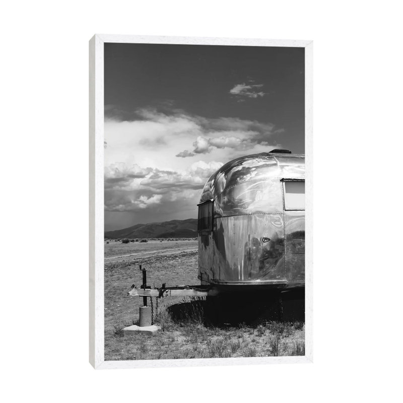 New Mexico Airstream V 1 Piece Wall Art on Canvas, 66.04cm H x 45.72cm W x 3.81cm D, White Framed