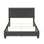 Structure de lit tapissier avec tête de lit réglable Cordoba Linen-1624046041-1624046045