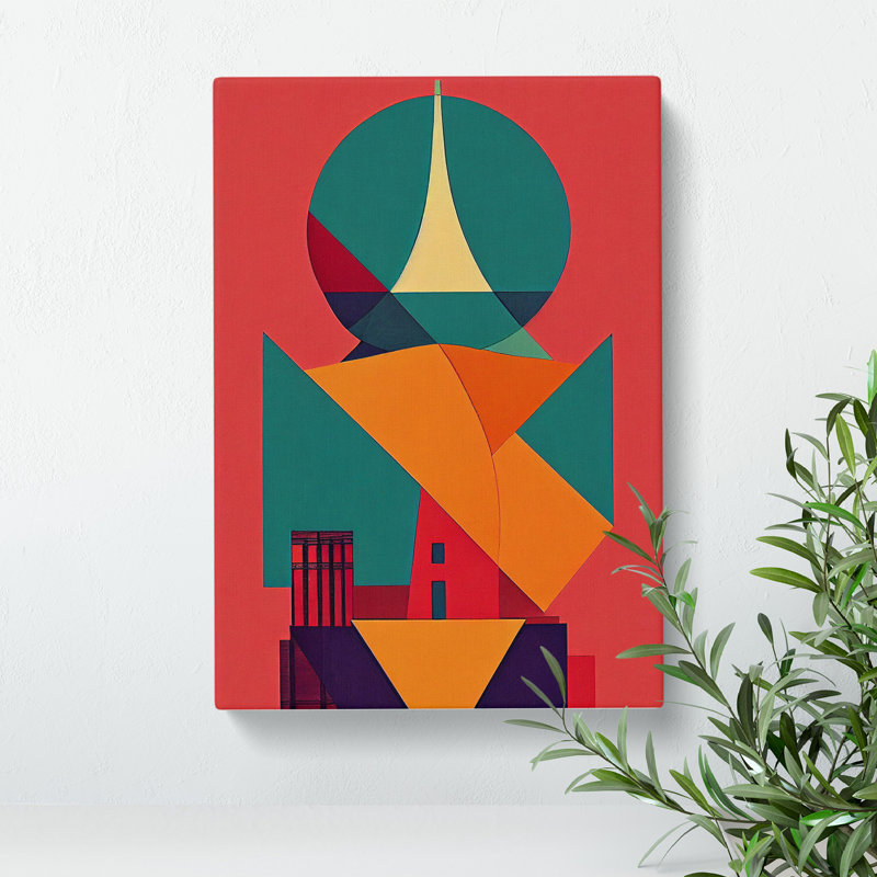 Bold Architecture No.1 Abstract - Wrapped Canvas, 50cm H x 35cm W x 3cm D
