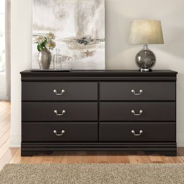 Louis Philippe 6-Drawer Dresser White Furniture Gallery - MA