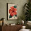 Coral Hibiscus Study Botanical - Wrapped Canvas-1921576262-1921576265