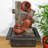 Duncan Weather Resistant Table Top Fountain with Light