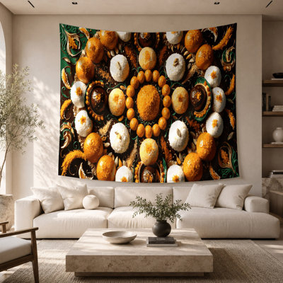 Tapisserie murale Desserts Ladoo