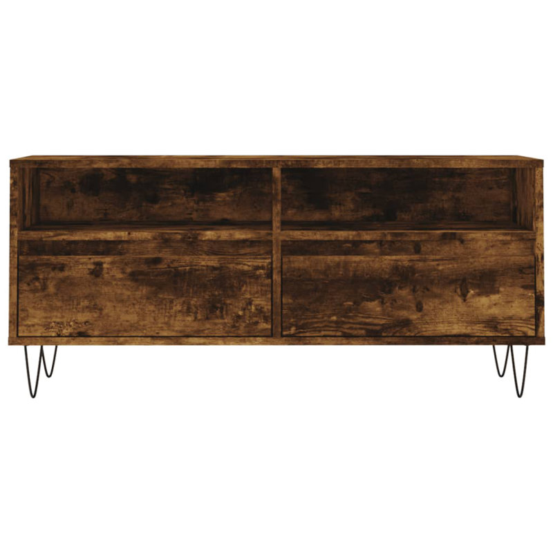 Hyden TV Stand for TVs up to 43", Smoked Oak
