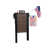 Bordure noire / panneau brun