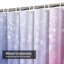 Rideau de douche abstrait rouge patriotique avec 12 crochets-28820019