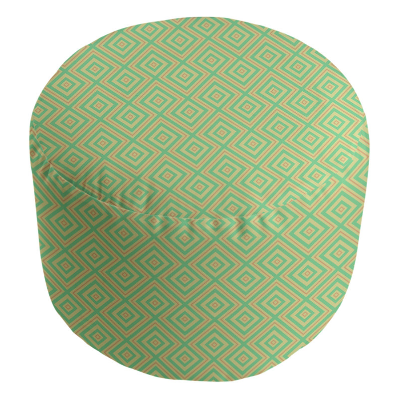 Repose-pieds Avicia, Vert mousse / rouge