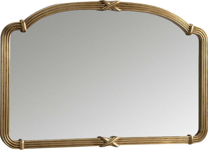 Carved Landscape Kinsler Accent Classic Mirror, Gold