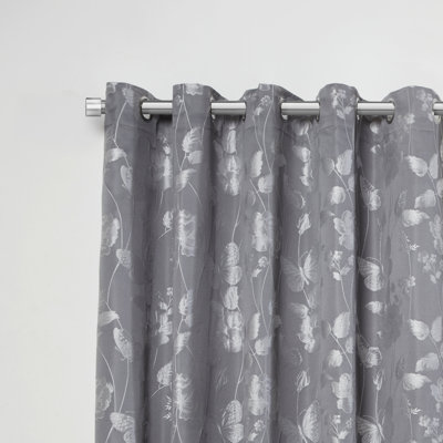 Full Stop Extendable Eyelet Curtain Pole and Hardware Set