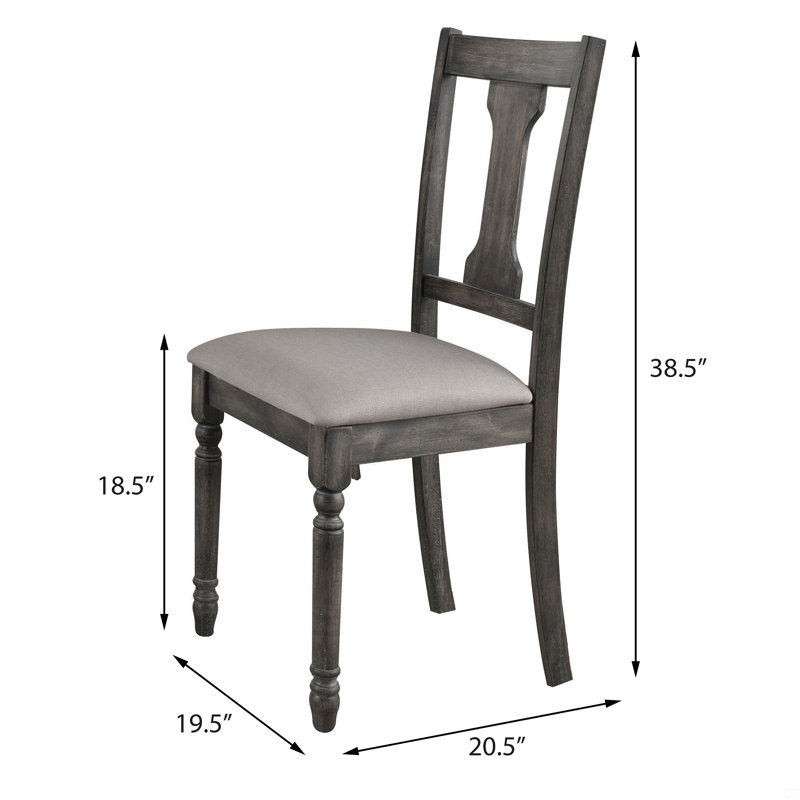 Ensemble de chaises à dossier ouvert (ensemble de 2)