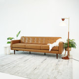 Louane 88'' Leather Sofa