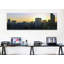 «Birmingham Skyline Panoramic Cityscape (Sunset)», reproduction de photo sur toile en noir et blanc-1763098420-1842113208-1842113205