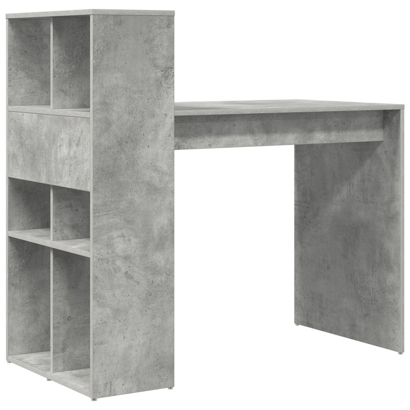 Writing Desk Engineered Wood, Concrete Grey