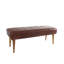 Banc en cuir véritable