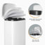 Poubelle à pédale, poubelle en acier inoxydable, poubelle à fermeture en douceur avec seau intérieur en plastique amovible, résistant aux empreintes digitales, poubelle à couvercle, combinaison pour la maison de cuisine-100742167-100738186