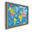 «Trip Around the World», reproduction d'art graphique sur toile encadrée-30035778-30035839