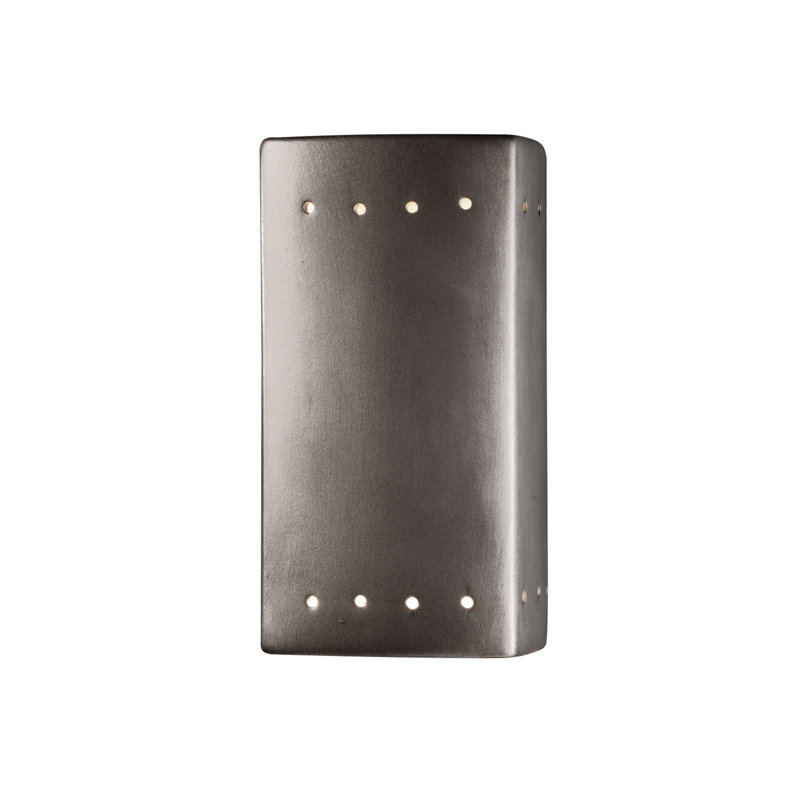 Juliannah 1 - Light Flush Mounted Sconce, Antique Silver, No