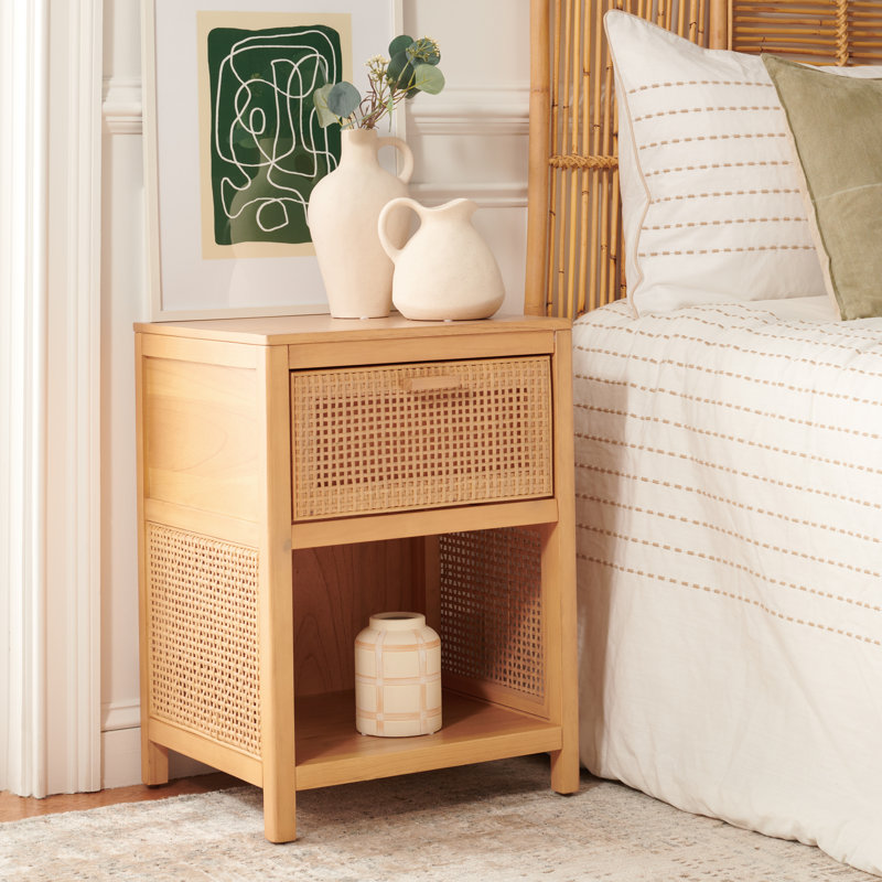 Table de chevet Epaulette, Naturel