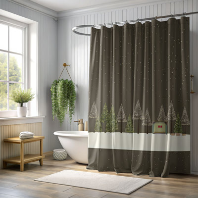 Rideau de douche Winter Retreat - Premium