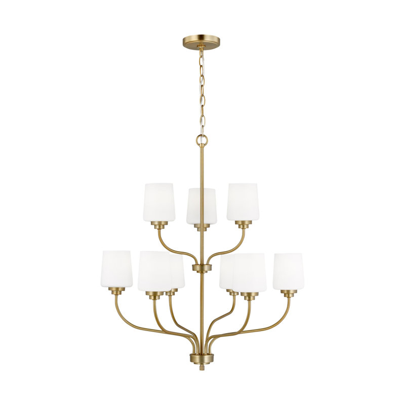 Windom 9 - Light Dimmable Classic / Traditional Chandelier, Yes, Midnight Black