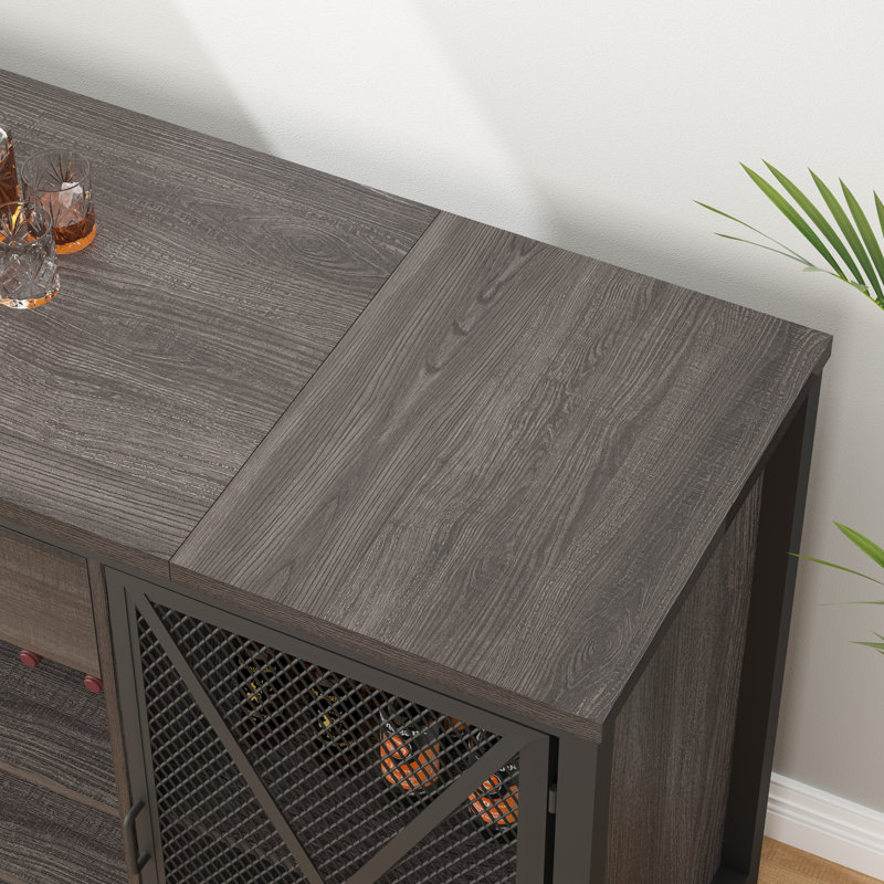 Bar 70,9 po, Chêne gris foncé