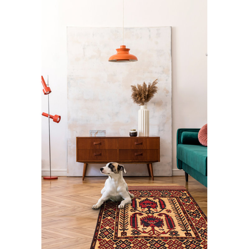 Tapis crème Tajik 3 pi 11 po x 5 pi 9 po