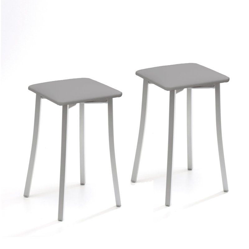 Gabril Upholstered Counter Stool, Grey