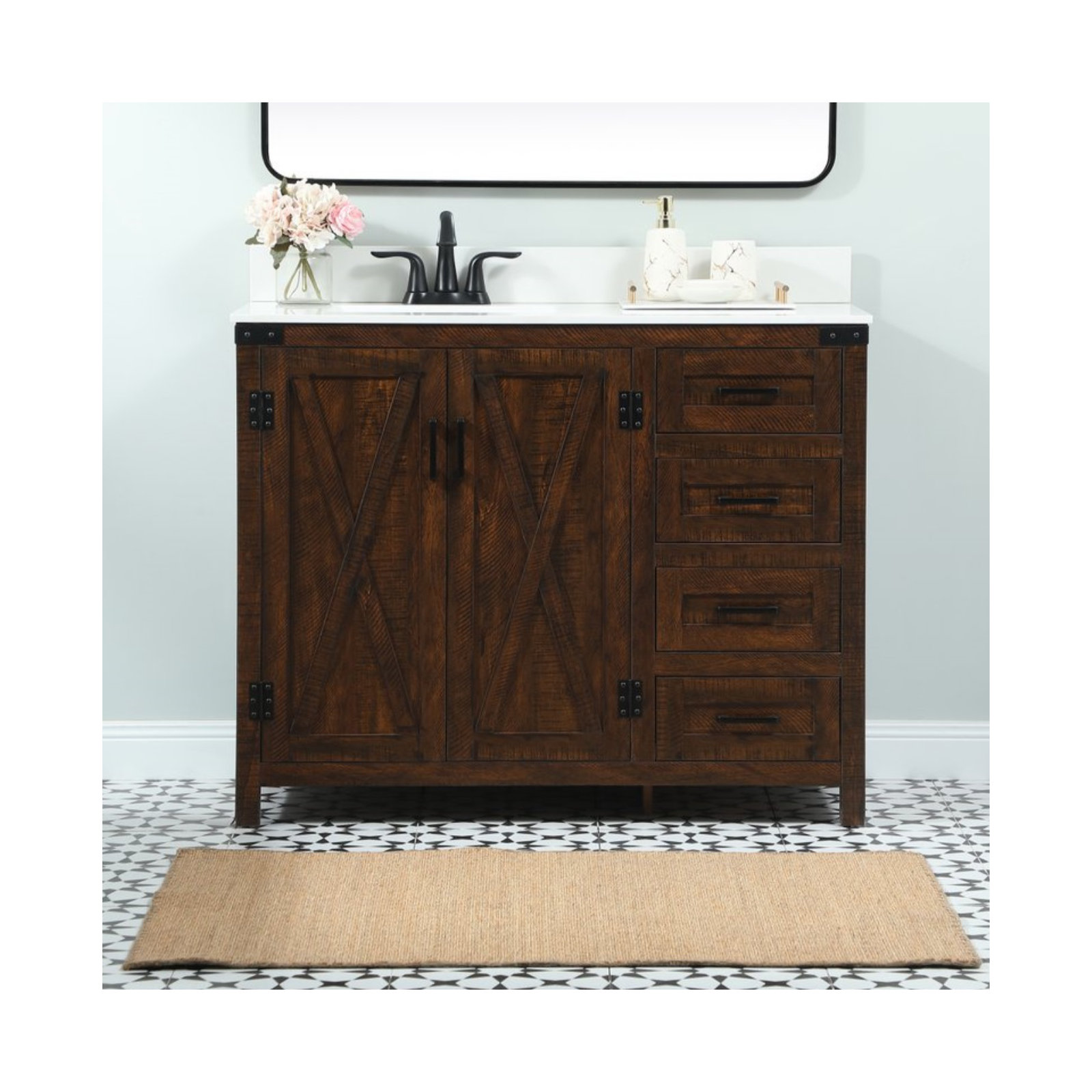 Slayton 42'' Single Bathroom Vanity, Expresso