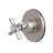 Kingston Brass Single-Handle Wall Mount Three-Way Diverter Valve with Trim Kit-40697693