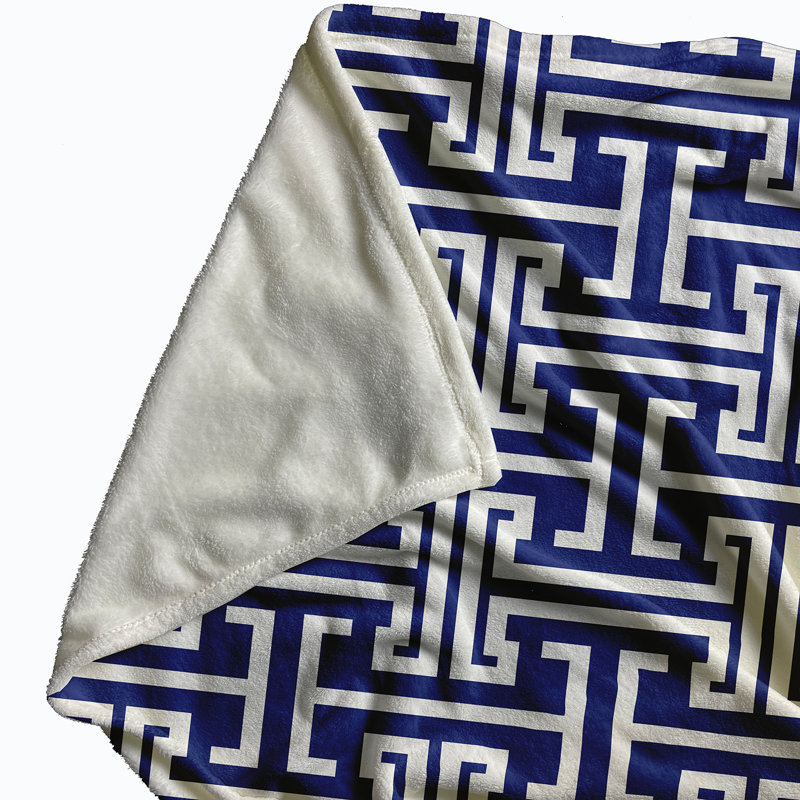 Jordan Geometric Blanket, Blue