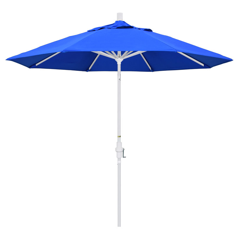 Parasol 9 'Market Sunbrella, Toile Sunbrella® bleu pacifique