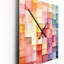 Hardedge Pastel Symetry I - Horloge murale moderne abstraite-99632659