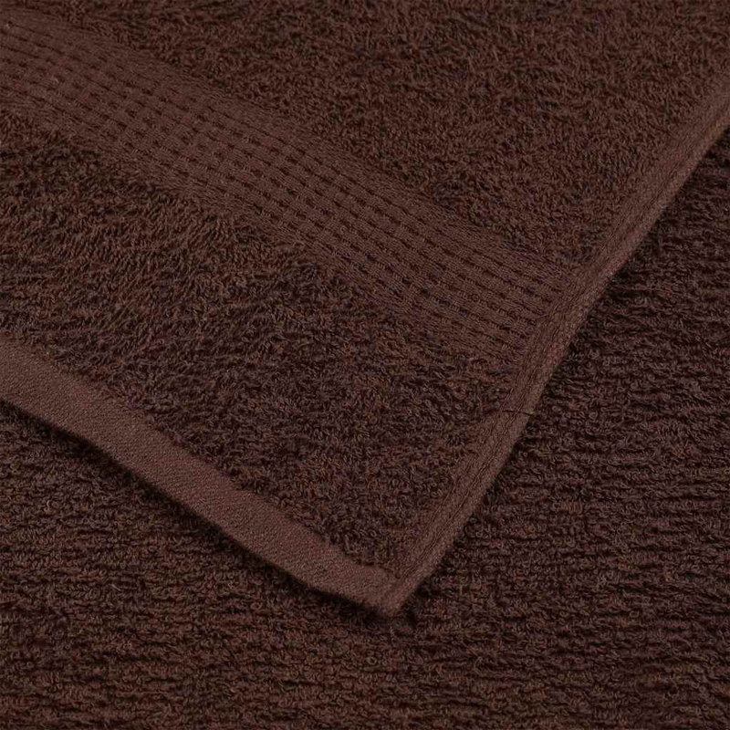 Semyon 100% Cotton Fingertip Towel, Brown