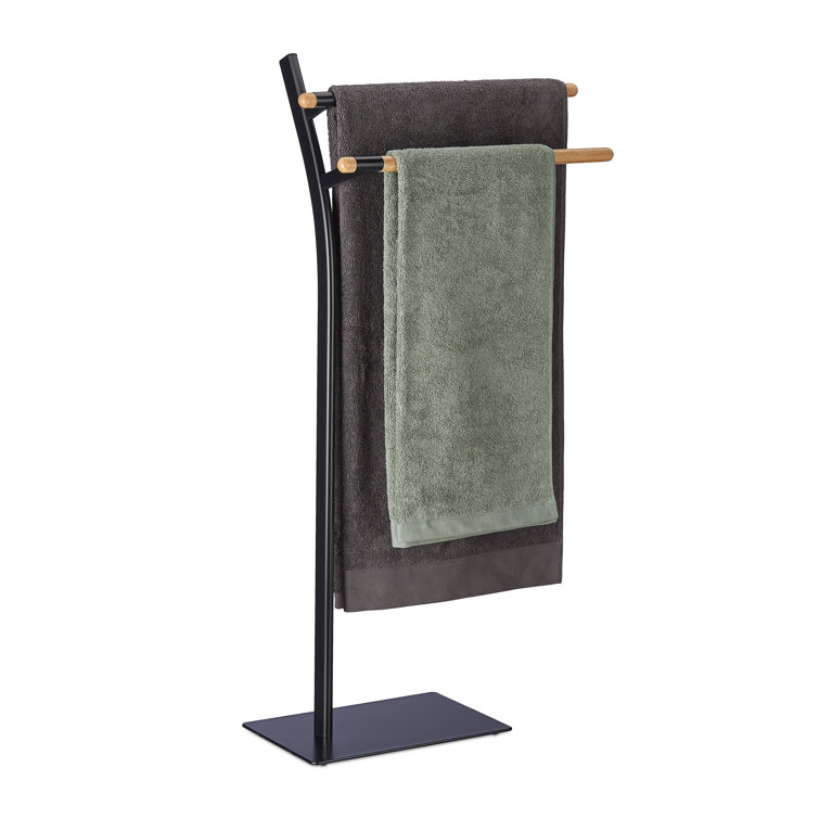 Belfry Bathroom Standing towel rail with 2 arms | Wayfair.co.uk