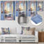 «Bathroom Serenity I» - Art mural en métal pour salle de bain-101154097