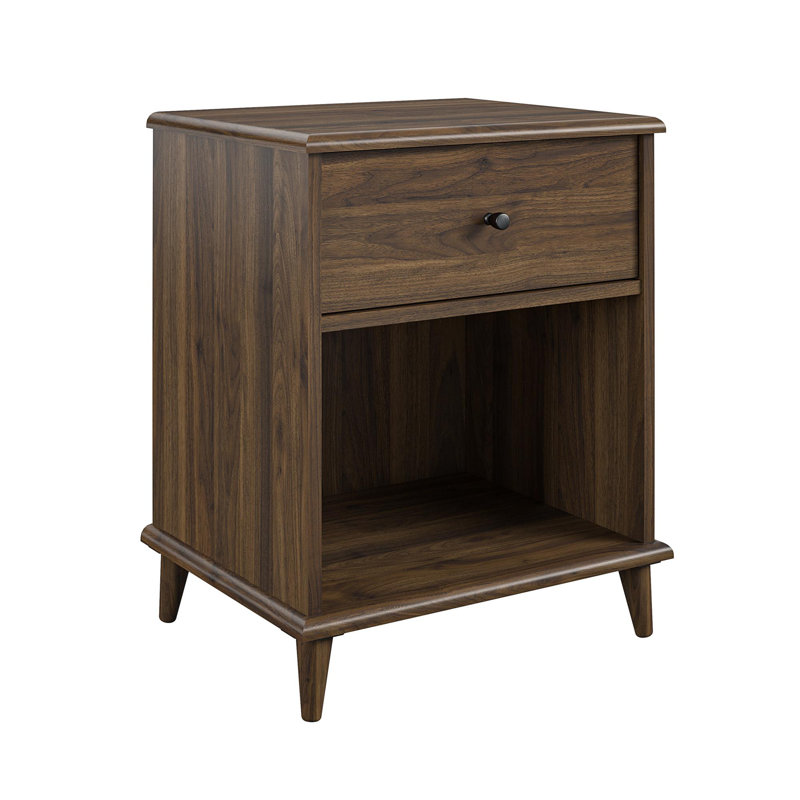 Nikhil 50cm W Manufactured Wood Bedside Table