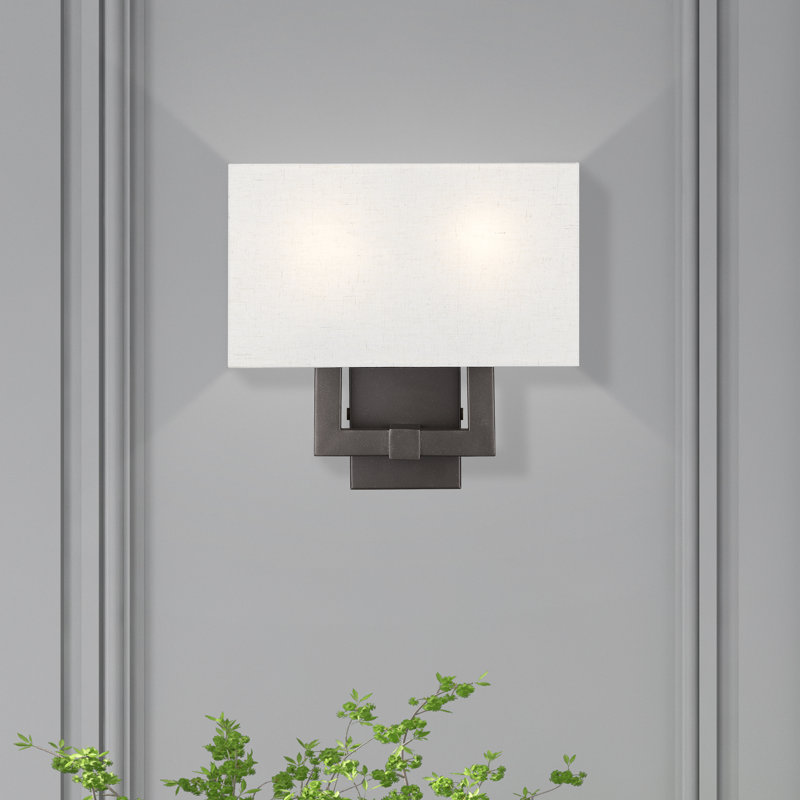 Flaire Flush Mounted Sconce, English Bronze