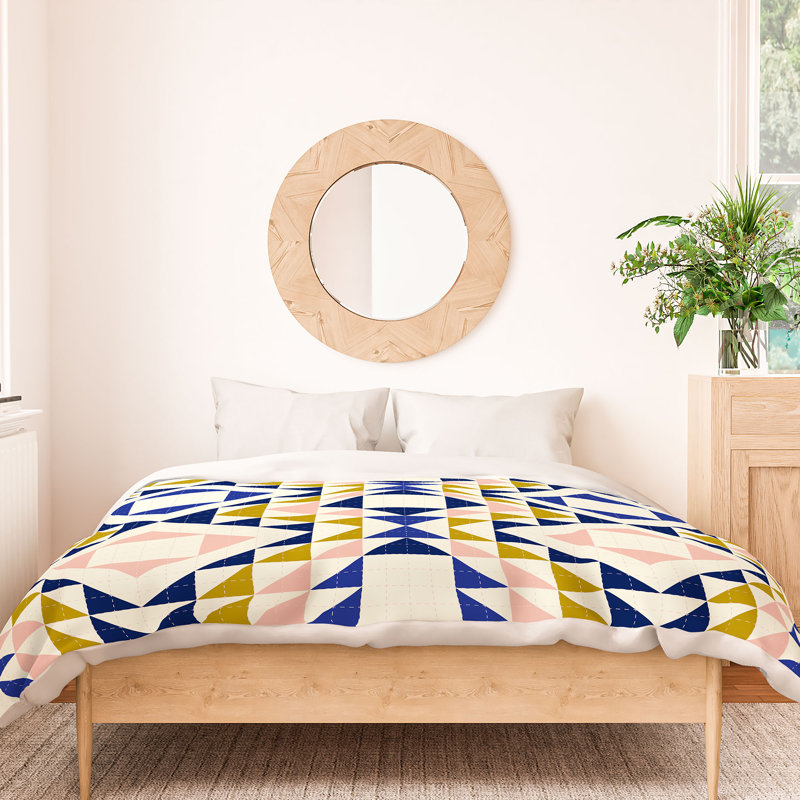 Housse de couette standard en coton Jenean Morrison, Housse de couette pour grand lit
