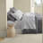 Timeless Bedding Sets, Polyester Charcoal Duvet, Modern Comfort