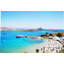 Seascape Lindos Beach Rhodes Photographic - Wrapped Canvas-19096221