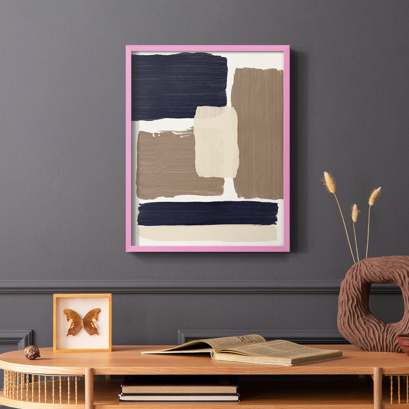 Reproduction encadrée Crosby Sands - bois massif, Noir, H 28 po x l 22 po