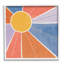 «Playful Sun Rays Polka Dot Stripe» par Veronique Charron - impression sur toile tendue-62025869-62025871