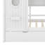 Lit de maison en bois avec lit gigogne, conception moderne pour enfants avec tablette de rangement-545095748
