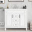 Meuble-lavabo de 36 po avec lavabo et armoire de rangement, conception moderne, 2 portes à fermeture douce-949004998-949004997