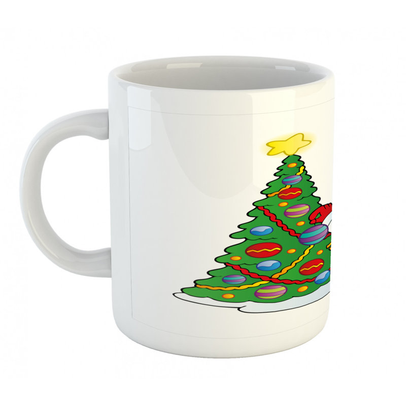 Grande tasse à café bonhomme de neige