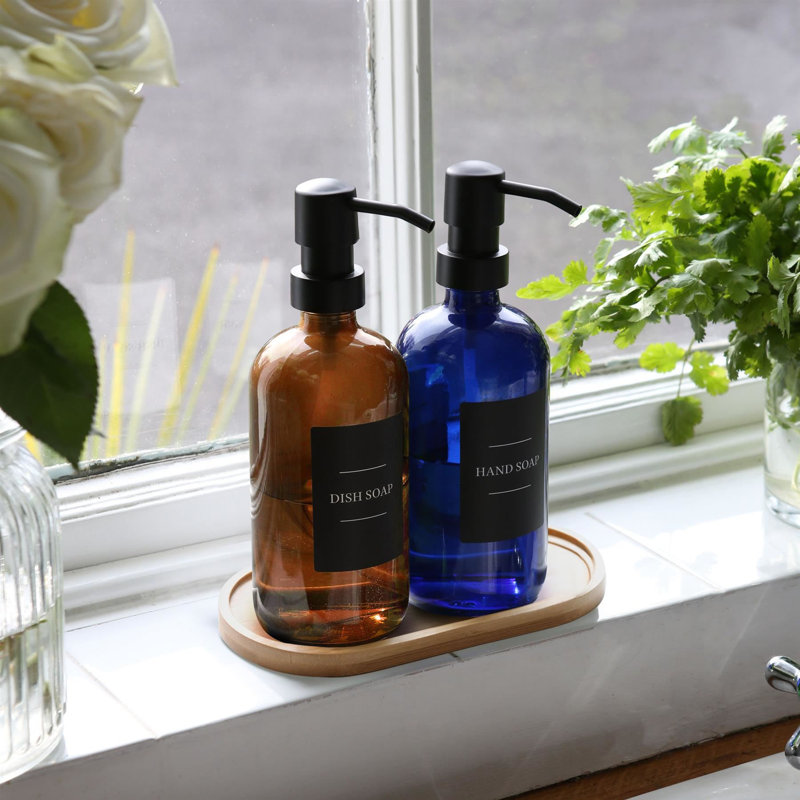 Bathroom Accessory, Amber/Black