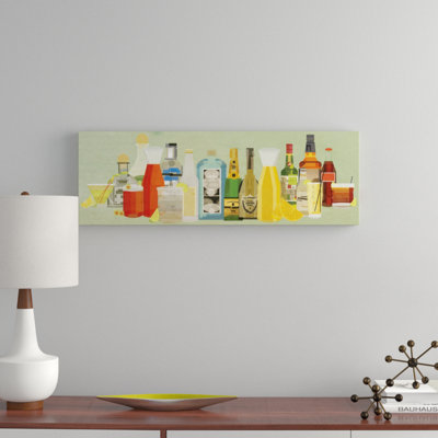 Classic Cocktail Pano, art mural sur toile tendue