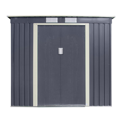 Rowlinson Trentvale Metal Pent Shed with Assembly