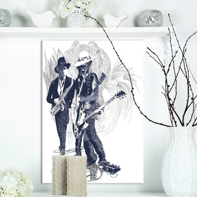 " Music 'Jazz Jam Session Guitarist In Action' "
