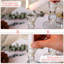 24 porte-bougies en vrac, porte-bougies effilés transparents, porte-bougies en verre pour table de mariage, fête, décor de fenêtre